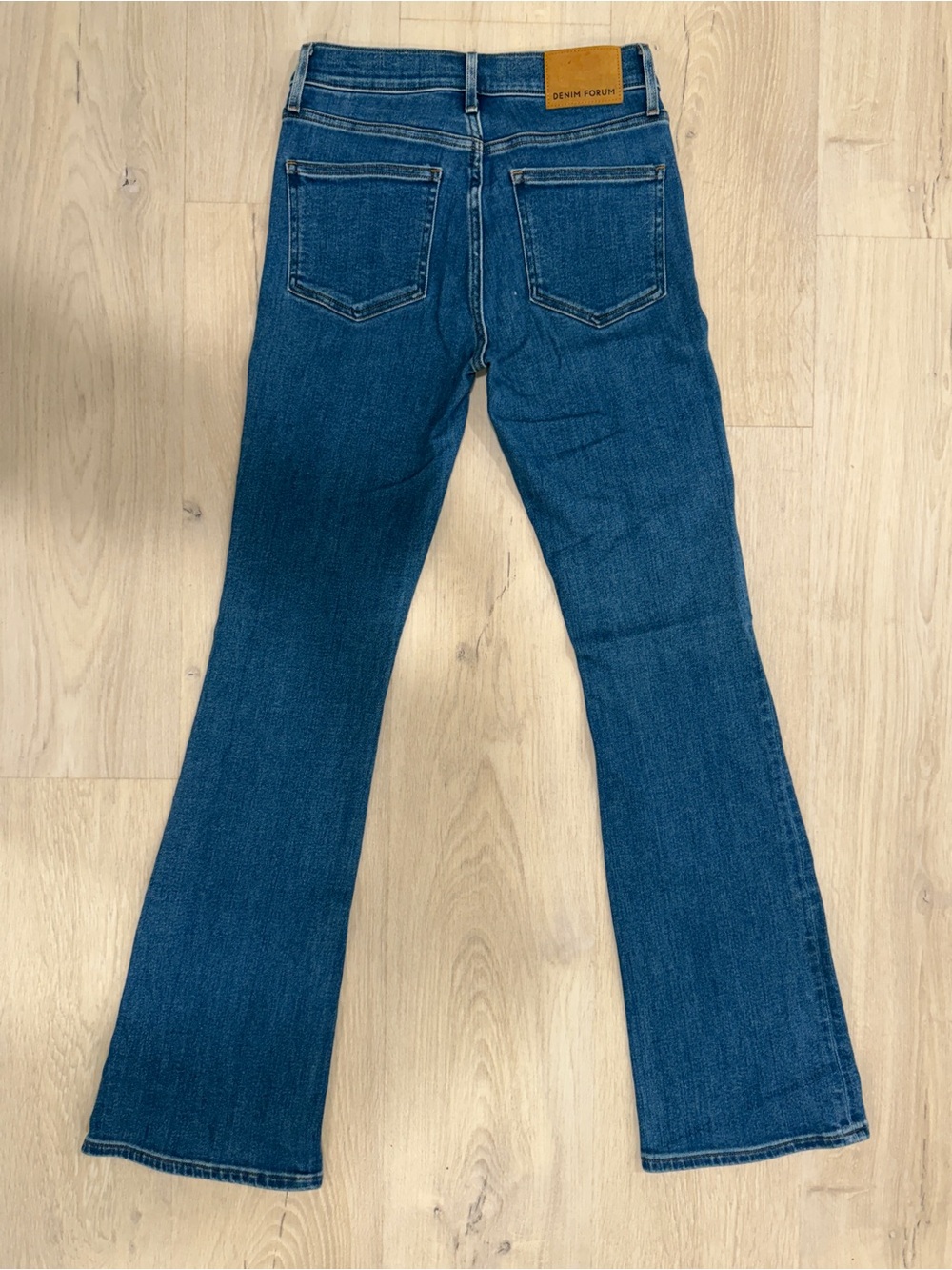 Aritzia’s Denim Forum Dark Blue Bootcut Jeans - Picture 3 of 3